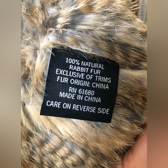 Mendocino Rabbit Fur vest - Picture 3 of 3